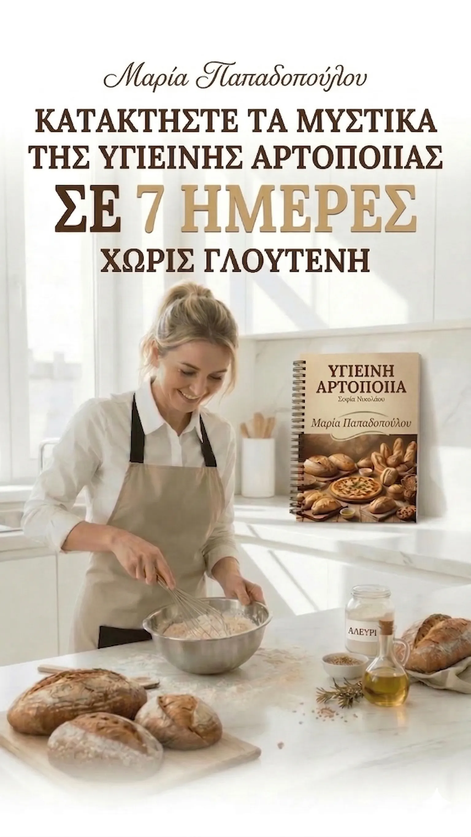 Cover – Healthy Bakery by Chef Maria Papadopoulou