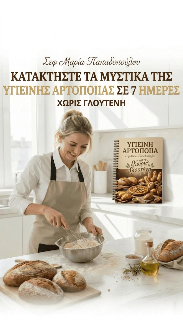 Cover – Healthy Bakery by Chef Maria Papadopoulou